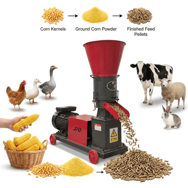 Animal feed making machines